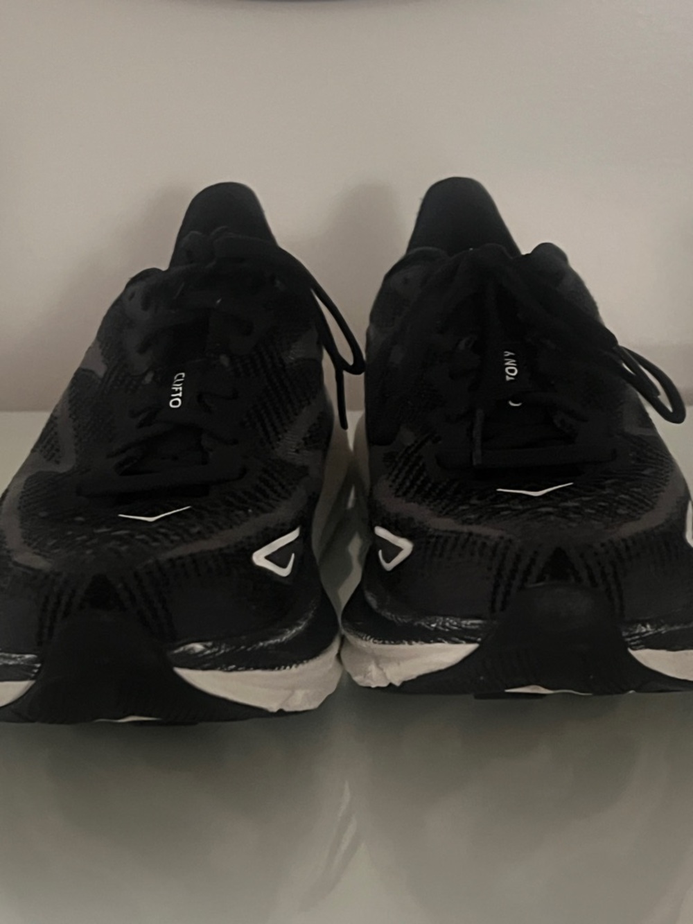 Hoka Clifton 9 Black Running Sneakers - women’s - Picture 8 of 10